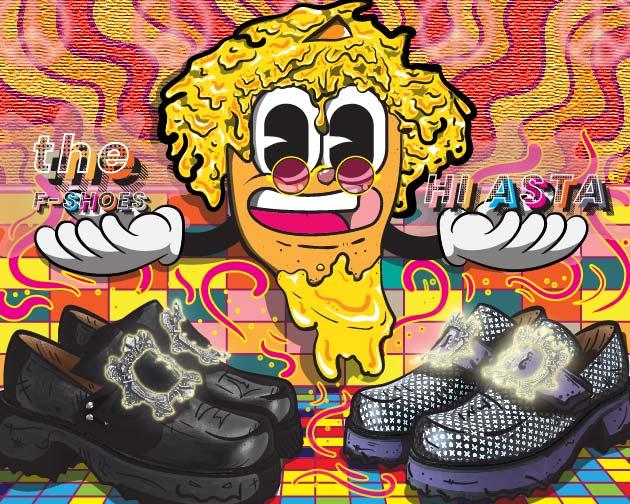 This is NACHO ordinary boring shoes, It is FLueVogs