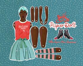 The Superfine Dutchess Articulated Paper Doll - The Turquoise Edition