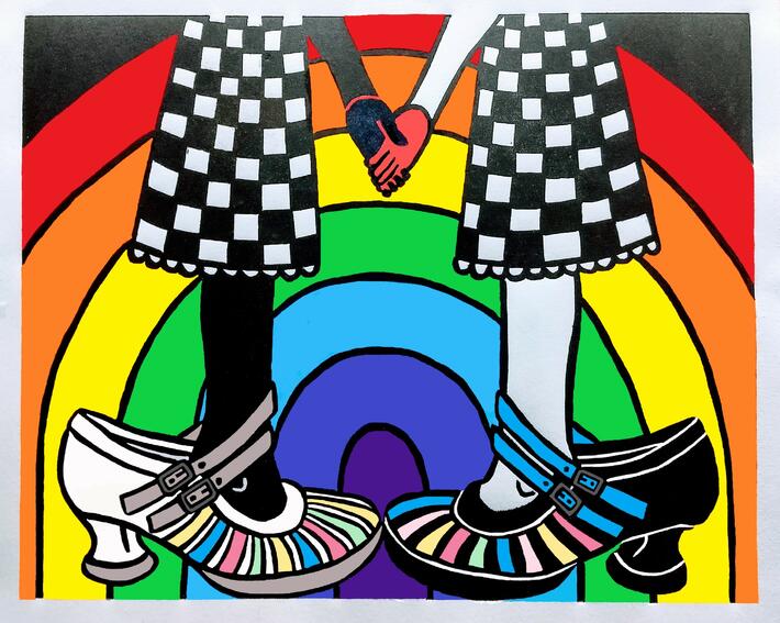 They follow in your footsteps, choose love