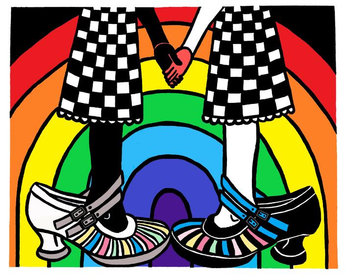 They follow in your footsteps, choose love