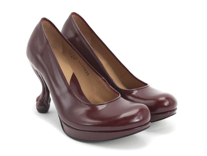 Escarpin Burgundy Fluevog Shoes