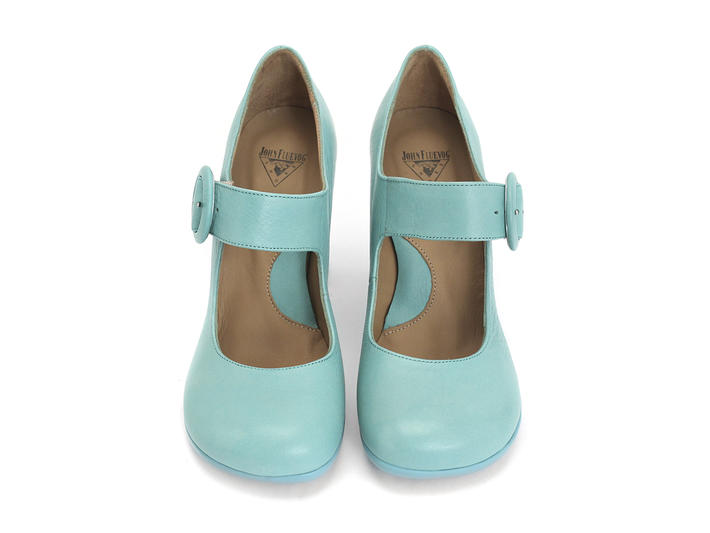 turquoise mary janes