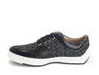 170V Black/JF Monogram Contrast Low-Top Sneakers: Profile inside