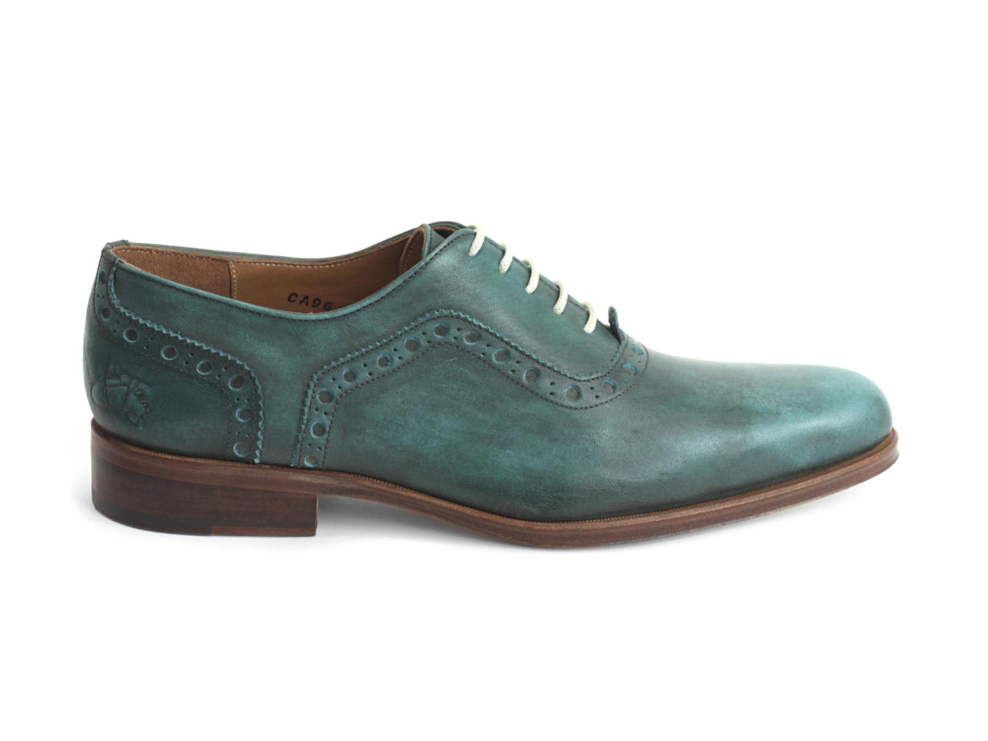 devil in a blue dress film Paul Parkman Men's Turquoise Patina Handmade Loafers  DAPPERFAM