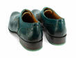 837 Granville Turquoise Brogue Leather Oxfords: Back