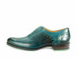837 Granville Turquoise Brogue Leather Oxfords: Profile outside