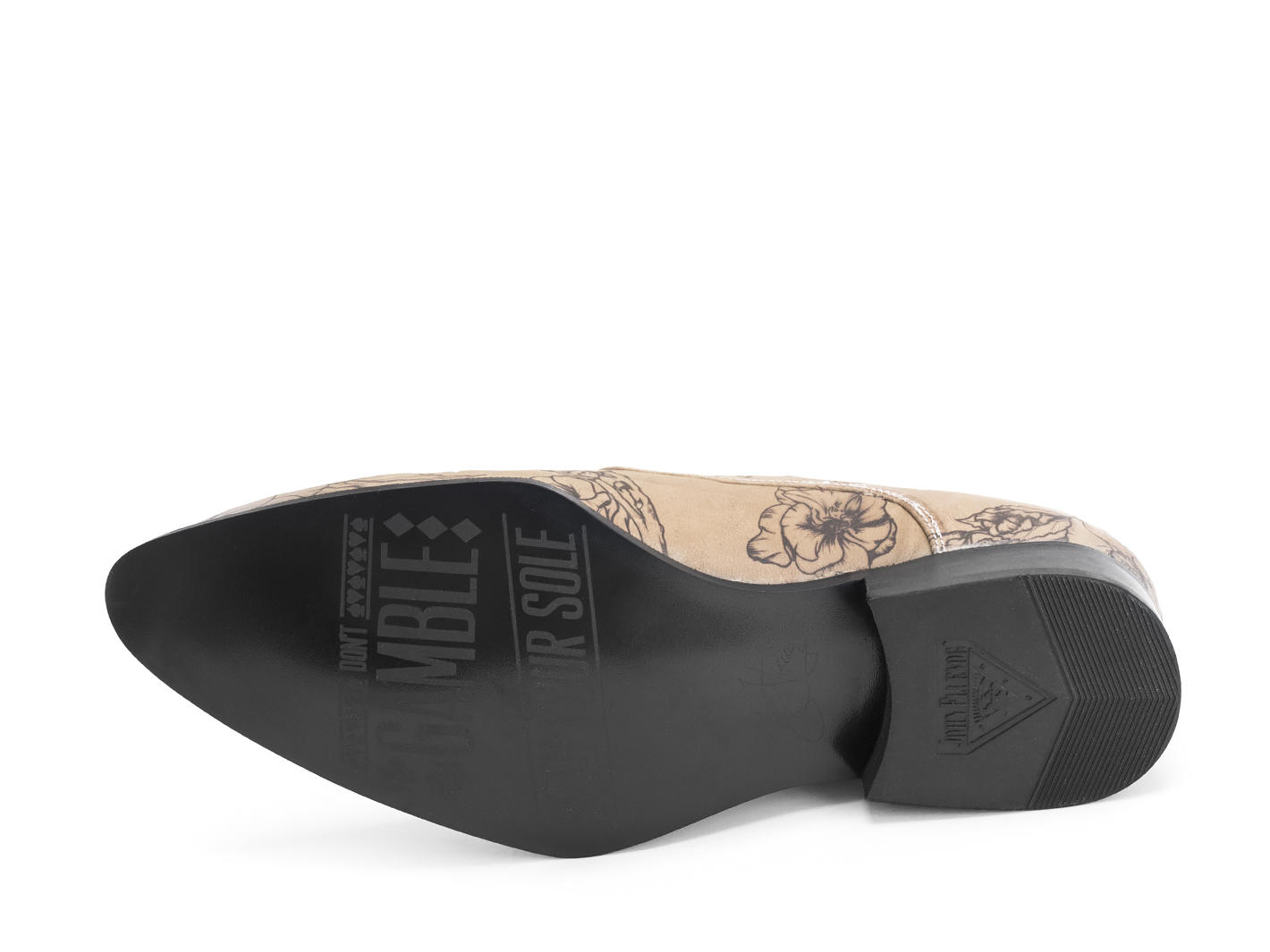 Ace Face Natural/Tattoo Simple derby lace-up: Sole