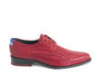 Ace Face Red Dragon Simple derby lace-up: Profile outside
