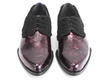 Ace Face Ruby/Shearling Simple derby lace-up: Front