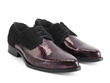 Ace Face Ruby/Shearling Simple derby lace-up: Quarter view