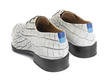 Ace Face White Croc Simple derby lace-up: Back