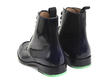 Admiral Blue Patent lace-up boot: Back