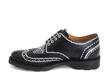 Aiden Noir Derby avec motif de bout fleuri: Profile inside