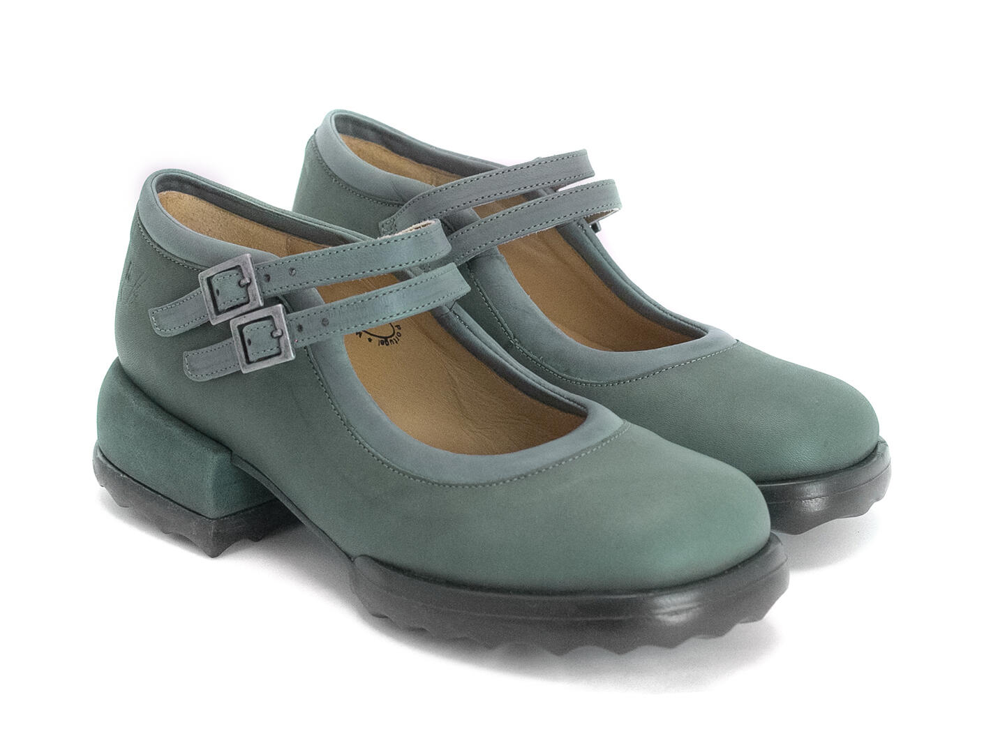 Aimee Green Solid mary jane