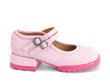 Aimee Light pink Solid mary jane: Profile outside