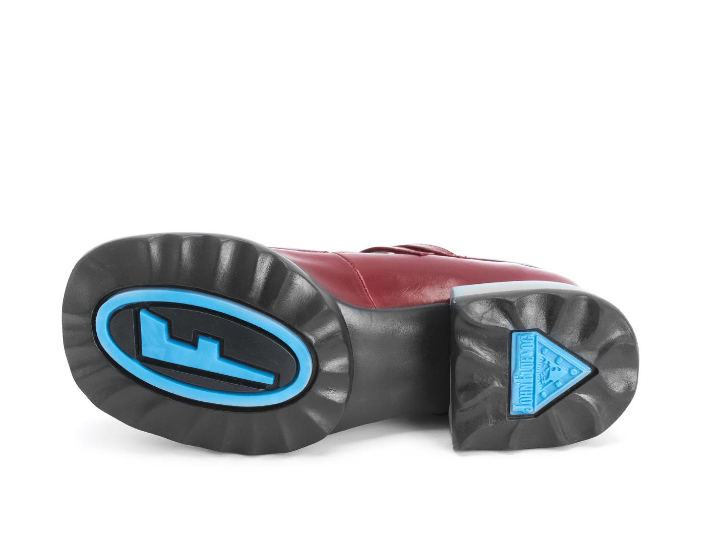 Aimee Red/Blue Solid mary jane: Sole