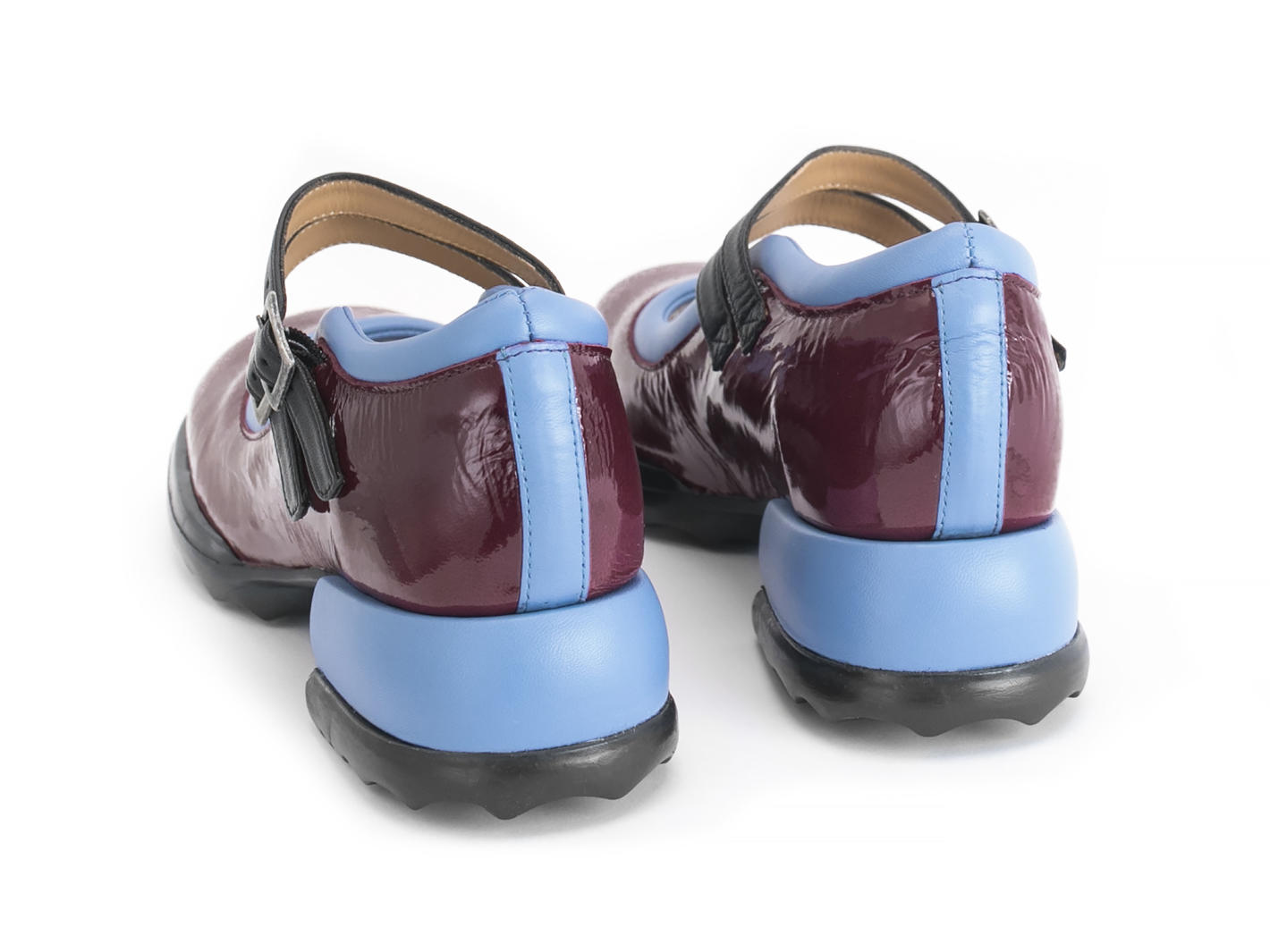 Aimee Wine Solid mary jane: Back