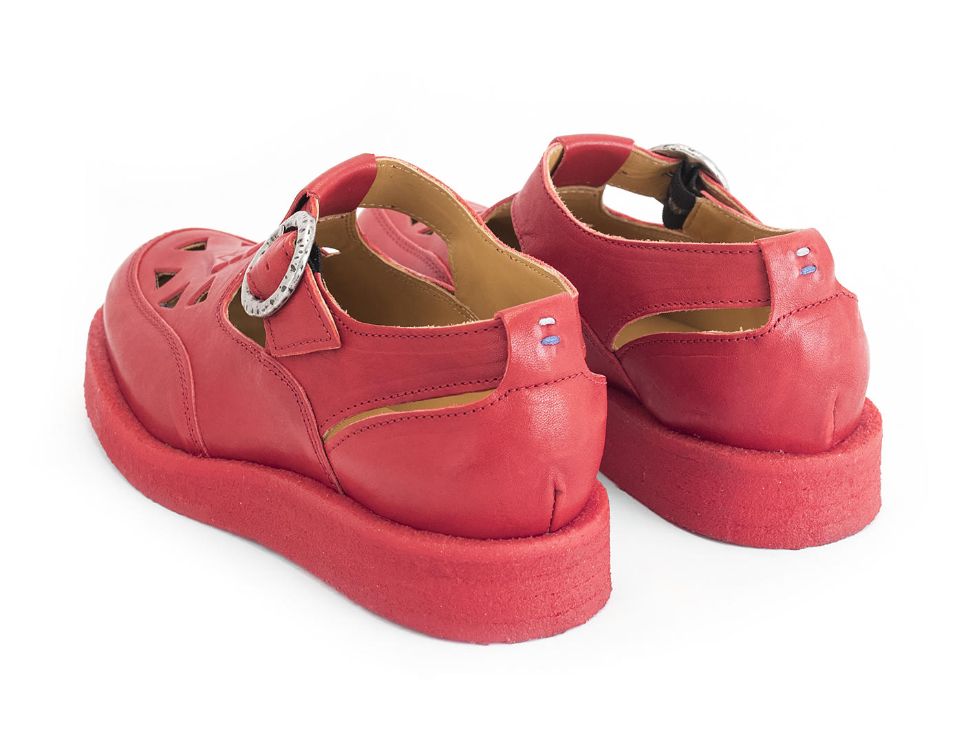 Algoma Red Fisherman sandal with crepe: Back