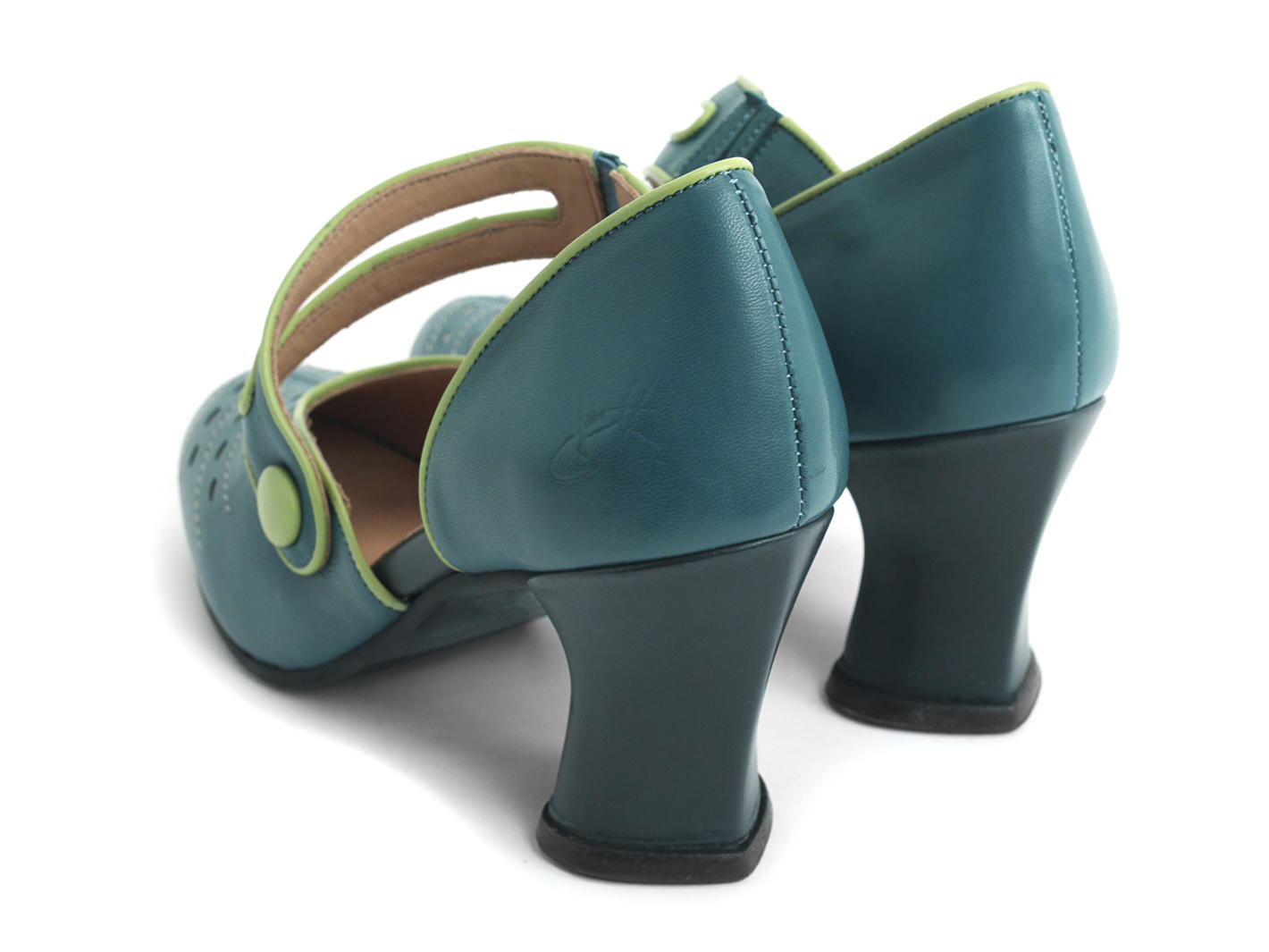 Allure Sarcelle Asymmetrical mary jane: Back
