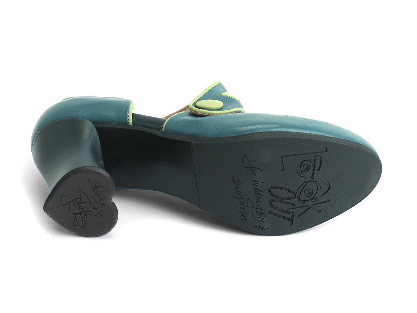Allure Sarcelle Asymmetrical mary jane: Sole