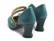 Allure Teal Asymmetrical mary jane: Back
