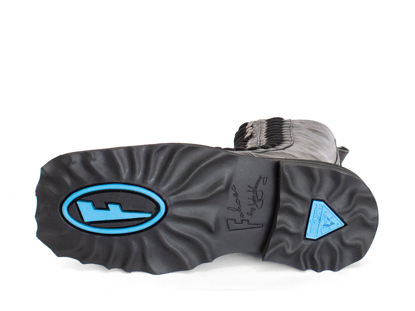 Alonso Noir Botte haute lacée avec fermeture à glissière: Sole