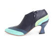 Amadeus Blue/Green Layered leather shoe: Profile inside