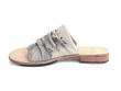 Amazon Gris floral Sandale de cuir à enfiler: Profile inside