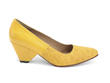 Ambition Yellow Low-heeled pump