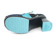 Amor Blue Vintage-inspired suede clog: Sole