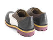Andrew Brun/Blanc/Noir Brogue à bout golf: Back