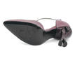 Andromeda Purple Elegant ankle strap heel: Sole