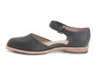 Anna Maria Black Mary Jane Leather Flat: Profile inside