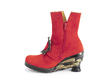 Anna Red Ankle boot with Angel wedge: Profile inside