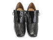 Annette Black Vintage Side-Zip Heel: Front