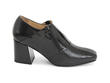 Annette Noir Vintage Side-Zip Heel: Profile outside