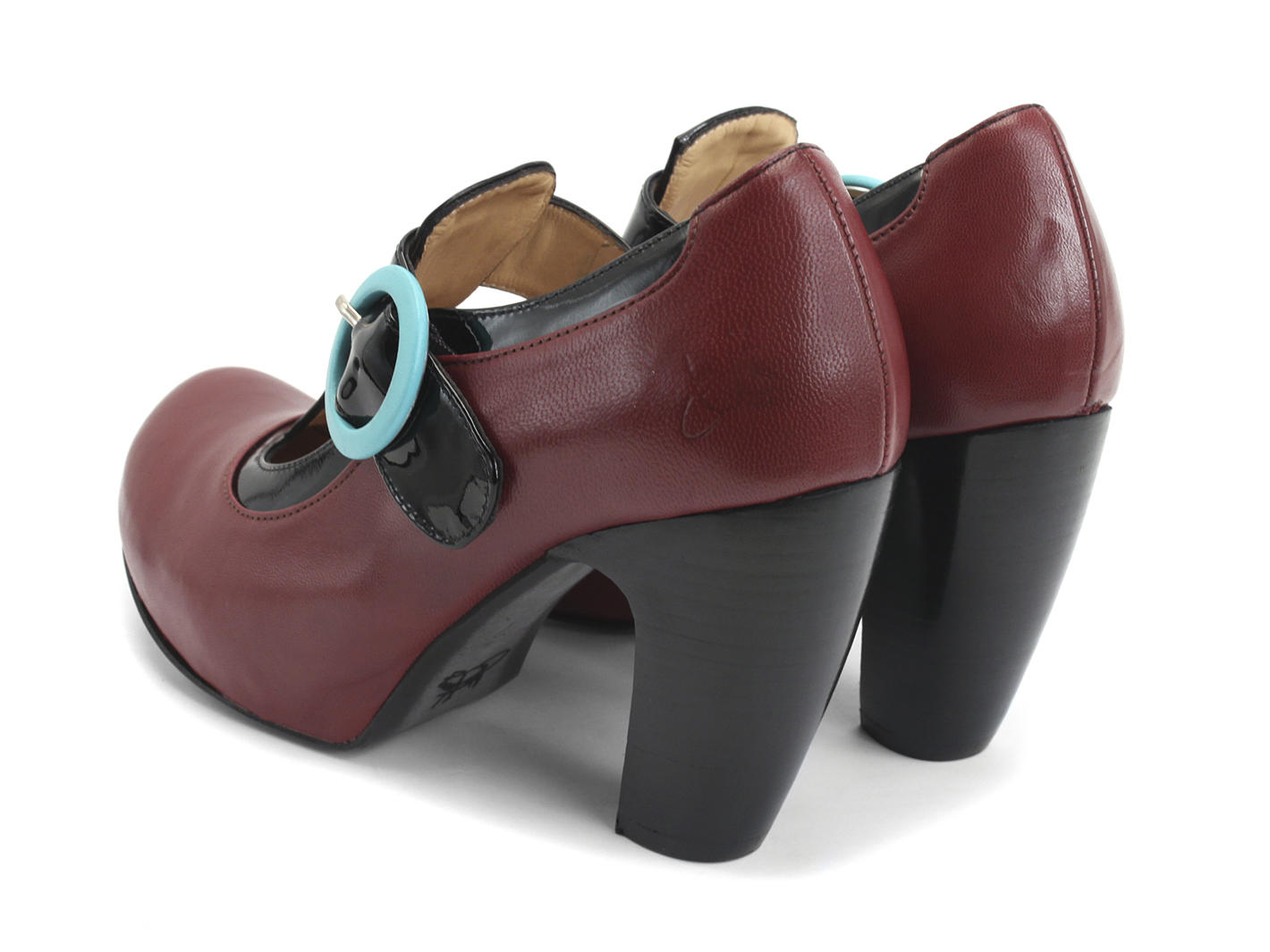 Arbus Rouge Talon Cuir Salomé: Back