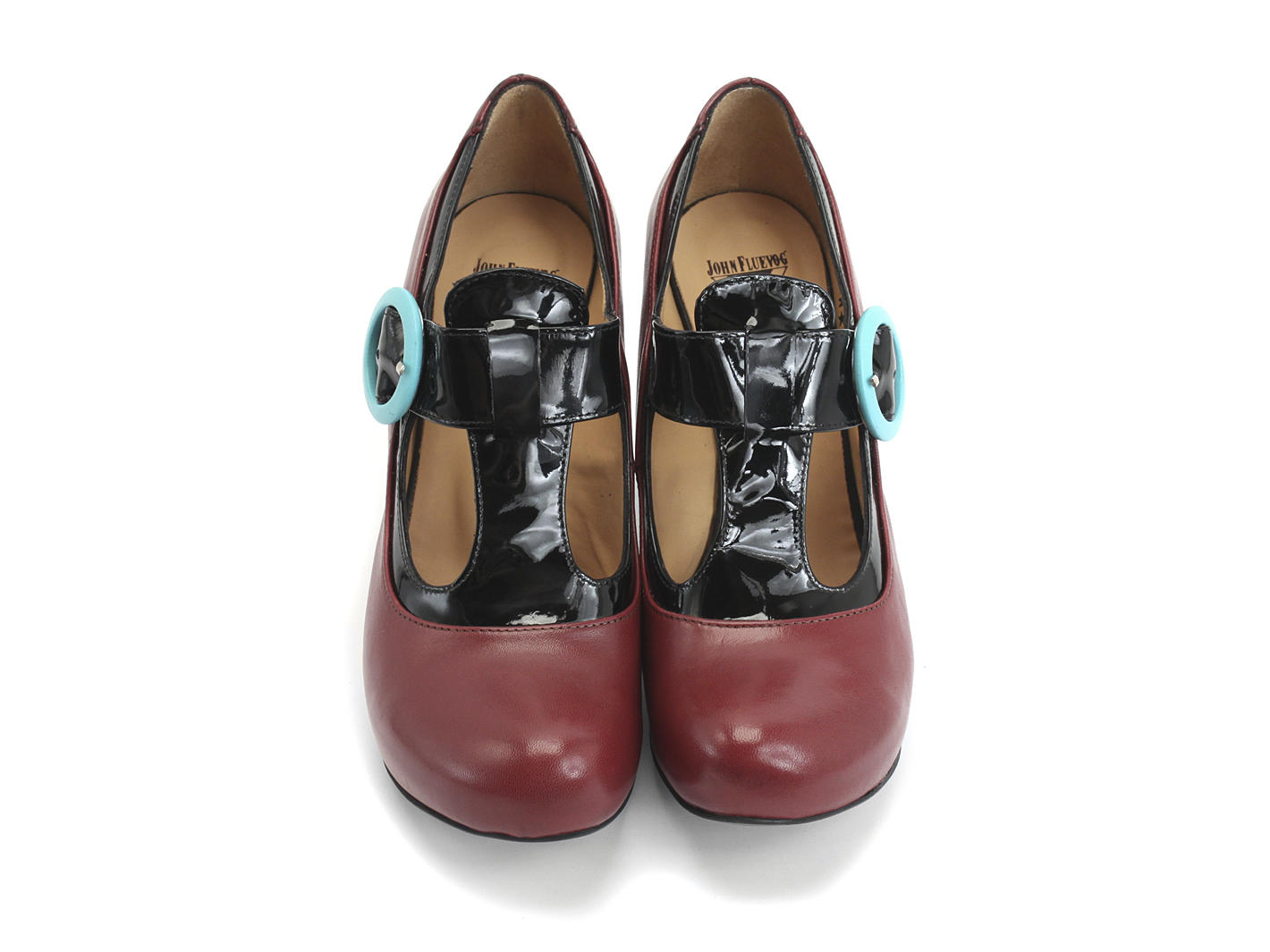 Arbus Rouge Talon Cuir Salomé: Front