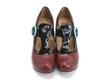Arbus Rouge Talon Cuir Salomé: Front