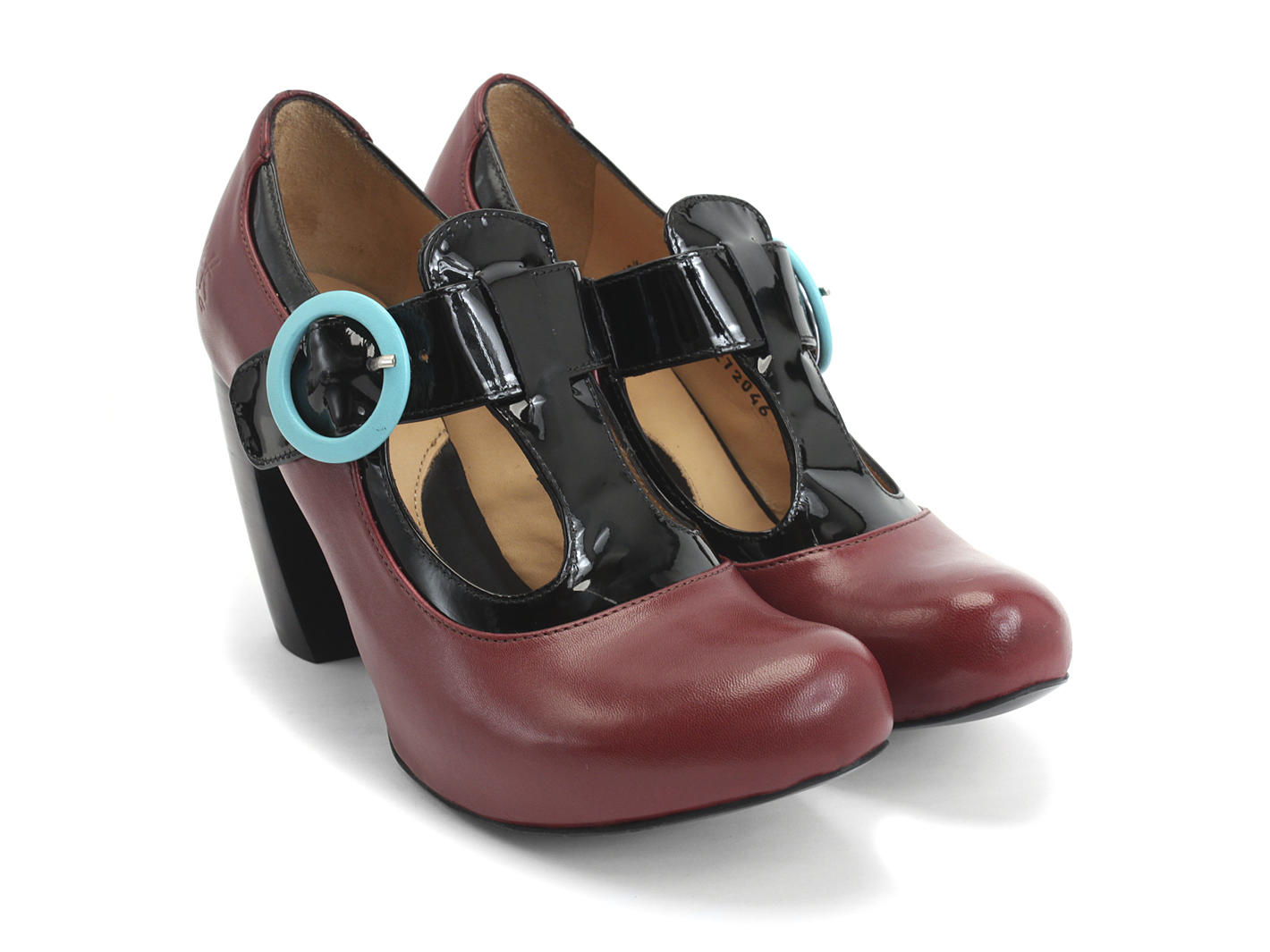 Arbus Rouge Talon Cuir Salomé: Quarter view