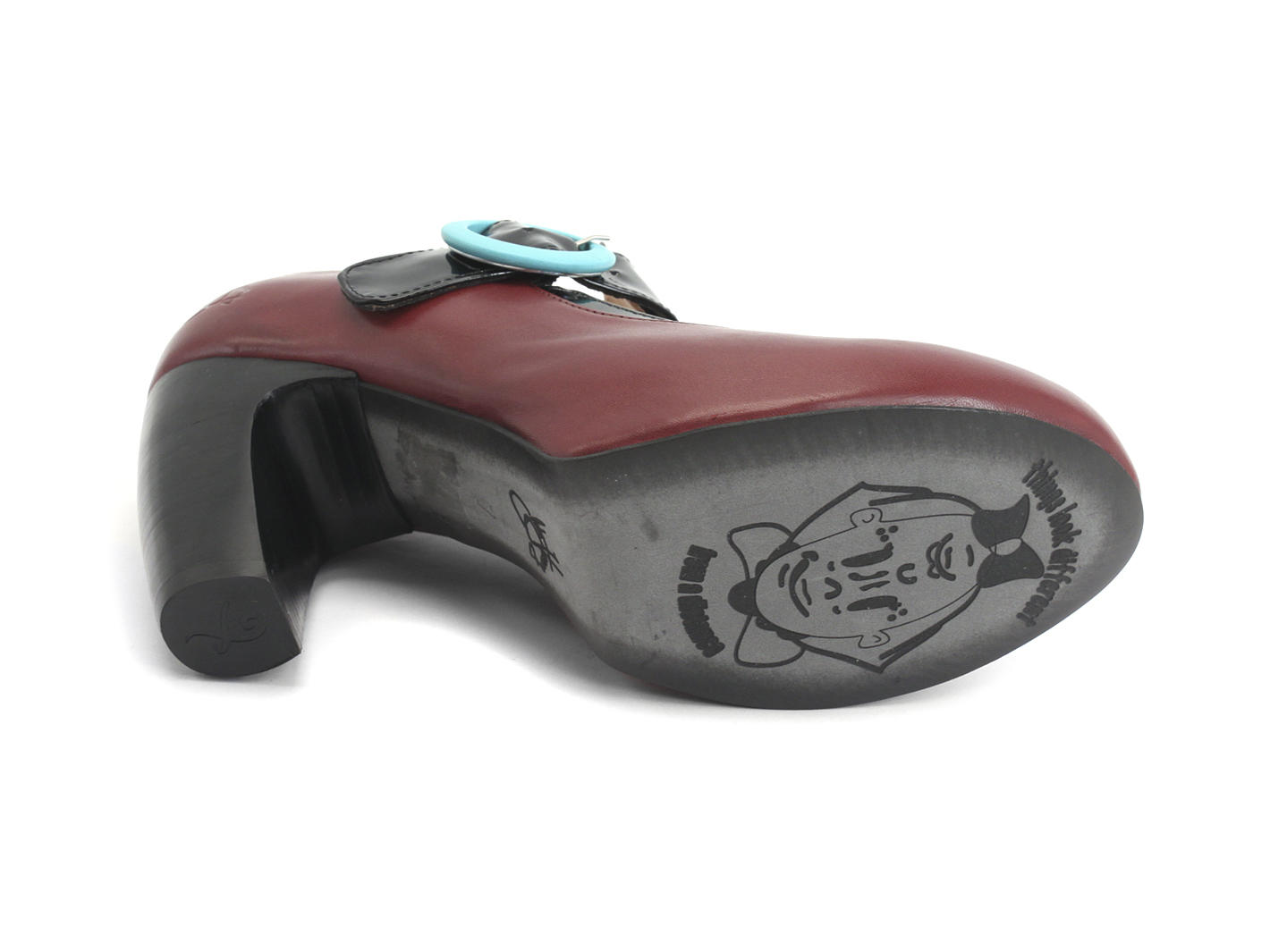 Arbus Rouge Talon Cuir Salomé: Sole