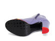 Arlinda Violet Bottillon en cuir verni: Sole