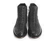 Babette : Femmes Noir Bottillon avec faux lacets: Front