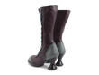 Babycake Purple & Teal Mid-Height Boot with Buttons: Back