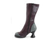 Babycake Purple & Teal Mid-Height Boot with Buttons: Profile inside