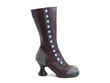 Babycake Purple & Teal Mid-Height Boot with Buttons: Profile outside
