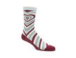 Baobao Vog Socks Cream/Blue/Burgundy Radiating Heart Socks