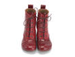 Bartoli Rouge Vin Heeled Lace-Up Bootie: Front