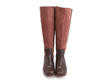 Blossom Brun Tall Boot with Elastic Shaft: Front