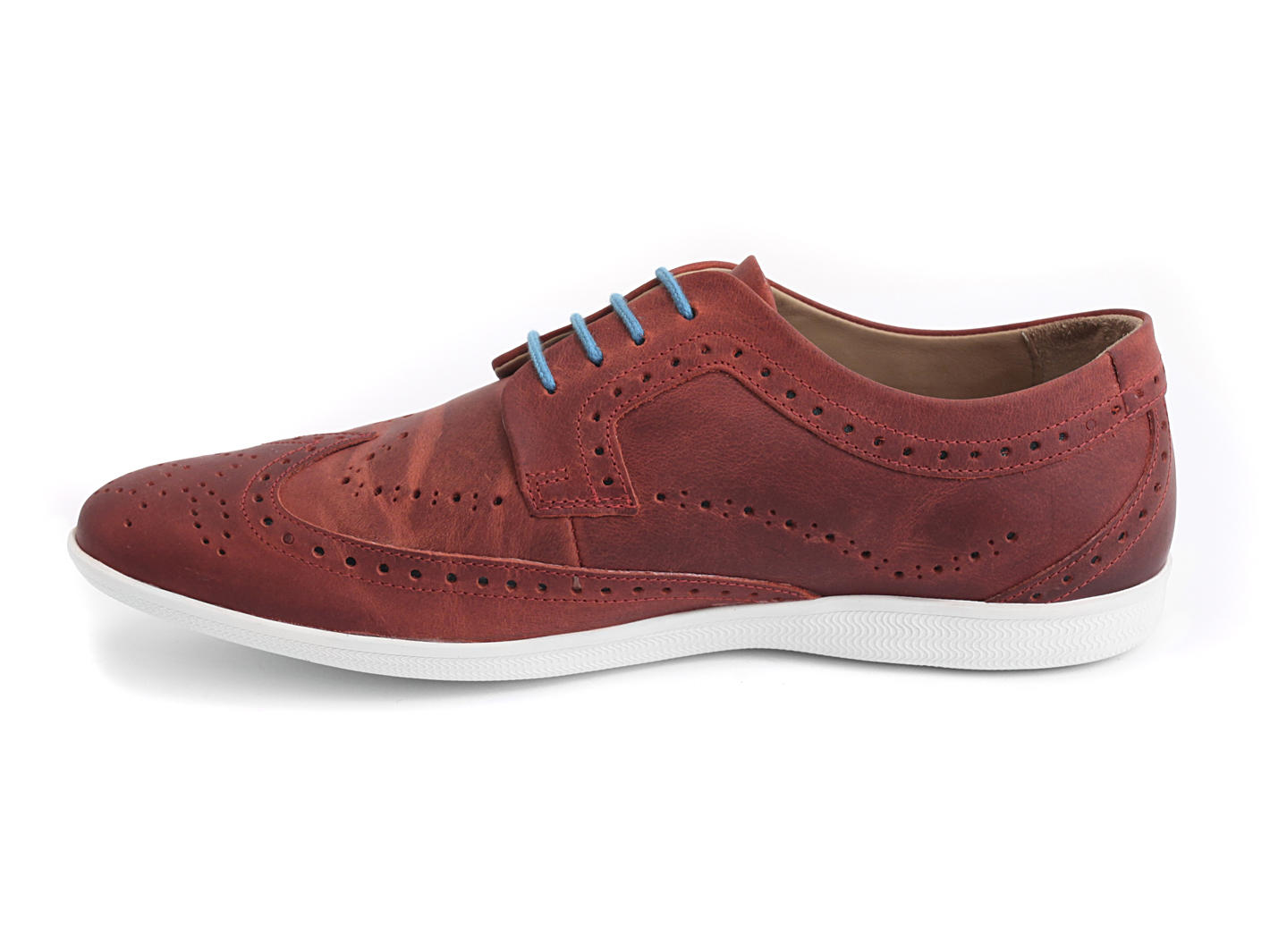 BLQ Rouge Lace-Up Brogue Shoe: Profile inside